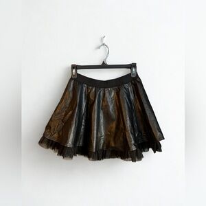 Forever 21 Girls Faux Leather Skirt